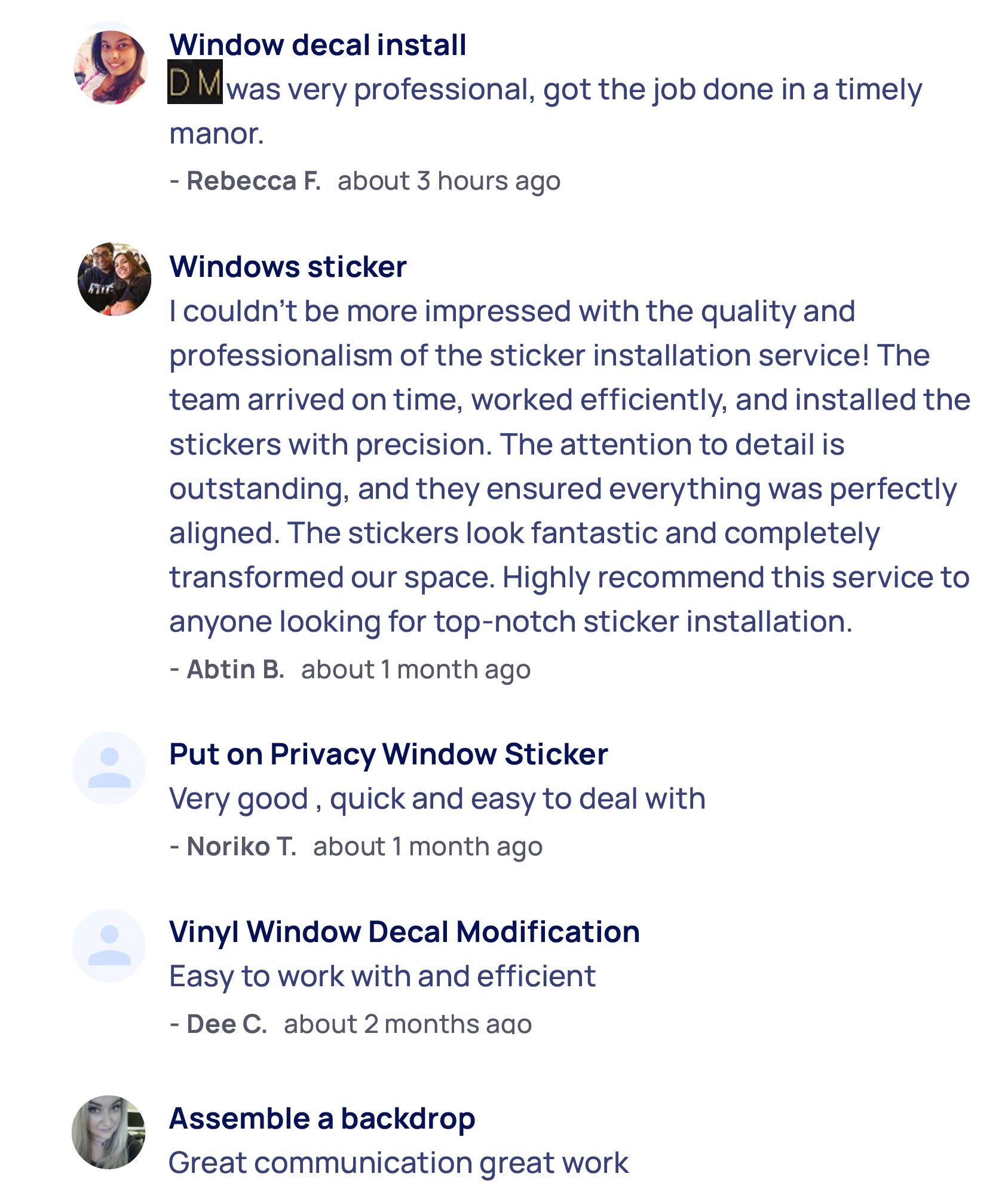 CLIENTS SAY